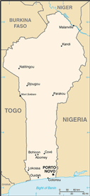 Mappa Benin