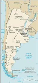 Mappa Argentina Mappa Argentina