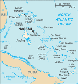 Mappa Bahamas