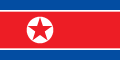 Bandiera Corea del Nord, Rep. Democratica