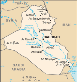 Mappa Iraq