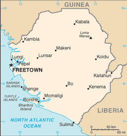 Mappa Sierra Leone