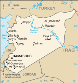 Mappa Siria