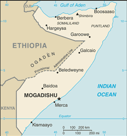 Mappa Somalia