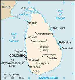 Mappa Sri Lanka