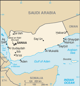 Mappa Yemen