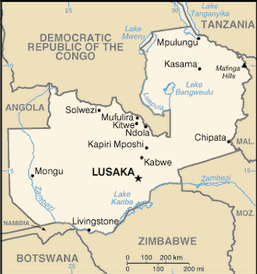 Mappa Zambia