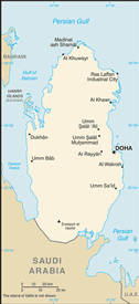 Mappa Qatar