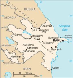 Mappa Azerbaijan