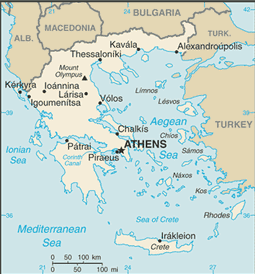 Mappa Grecia