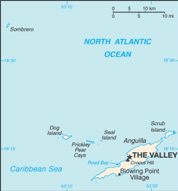 Mappa Anguilla