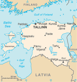 Mappa Estonia