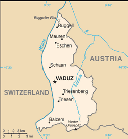 Mappa Liechtenstein