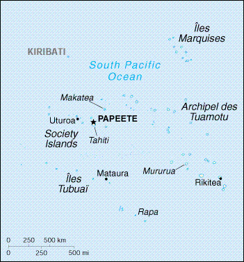 Mappa Polinesia