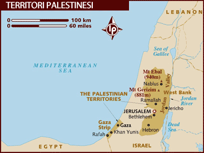 Mappa Palestina