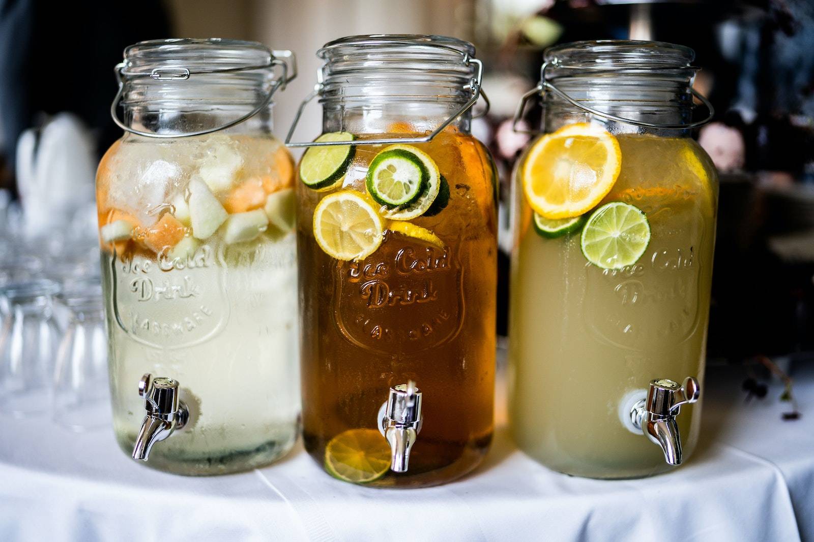 Three Juice Jar Dispensers